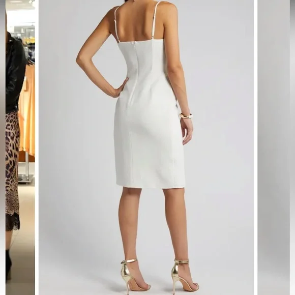 NWT Bowery Faux Wrap Sheath Dress SIZE 4 - Picture 5 of 6